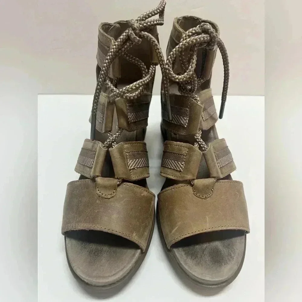 Sorel Joanie II Lace Ash Brown Women's, Ash‎ Brown  Sz 9